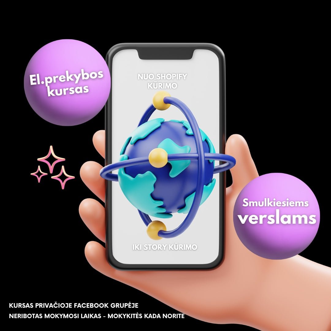 El.prekybos kursai smulkiesiems verslams - Susikuriau.lt
